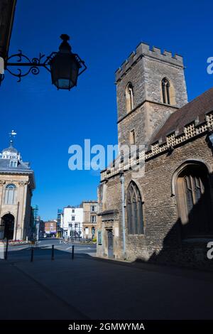 Abingdon, Inghilterra - 12 luglio 2020; nessuna gente in vista. La mia città natale di Abingdon afferma di essere la più antica in Inghilterra. Uno dei suoi più antichi e più belli Foto Stock