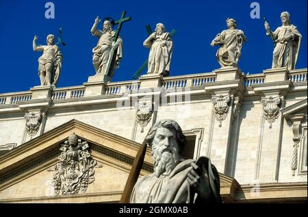 Il Vaticano, Roma, Italia - Ottobre 2011; il Vaticano a Roma, Italia, è il cuore spirituale e temporale della Chiesa Cattolica Romana. Design princi Foto Stock