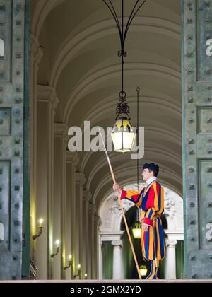 Il Vaticano, Roma, Italia - Ottobre 2014; il Vaticano a Roma, Italia, è il cuore spirituale e temporale della Chiesa Cattolica Romana. Design princi Foto Stock