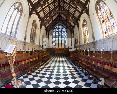 Oxford, Inghilterra - 2015; fondato come collegio maschile nel 1555, il suo fondatore, Sir Thomas White, intendeva originariamente fornire una fonte di Rom istruiti Foto Stock