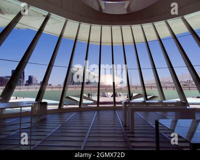 Valenic, Spagna - 23 Giugno 2013 la Città delle Arti e delle Scienze è un complesso di intrattenimento, culturale e architettonico nella città di Valencia, Spagna. IT Foto Stock