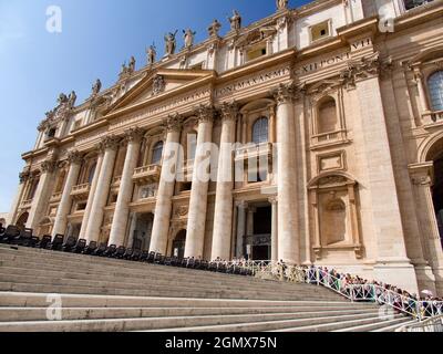 Il Vaticano, Roma, Italia - Ottobre 2014; il Vaticano a Roma, Italia, è il cuore spirituale e temporale della Chiesa Cattolica Romana. Design princi Foto Stock