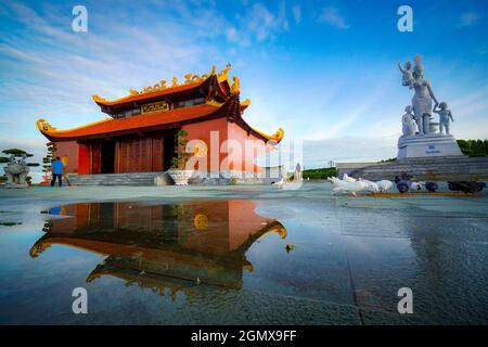 Bel paesaggio nella provincia di CA Mau Vietnam meridionale Foto Stock