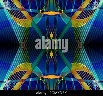 Valencia, Spagna - 23 Giugno 2013 la Città delle Arti e delle Scienze è un complesso di intrattenimento, culturale e architettonico nella città di Valencia, Spagna. Foto Stock