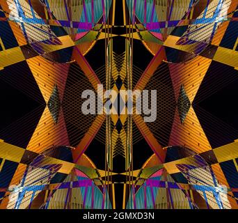 Valencia, Spagna - 23 Giugno 2013 la Città delle Arti e delle Scienze è un complesso di intrattenimento, culturale e architettonico nella città di Valencia, Spagna. Foto Stock