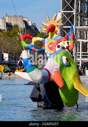 Parigi, Francia - 20 settembre 2018 Igor Stravinsky, il grande compositore russo del XX secolo, trascorse gran parte della sua vita creativa a Parigi. Posizionare Igor Foto Stock