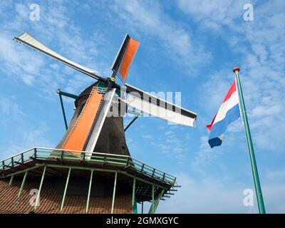 Zaanse Schans, Paesi Bassi - 27 maggio 2016; Zaanse Schans è un quartiere di Zaandam, nei pressi di Zaandijk nei Paesi Bassi. Ha una collezione di noi Foto Stock