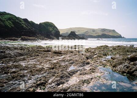 Mouthwell Beach, Hope Cove, Kingsbridge, Devon, Inghilterra, Regno Unito. Foto Stock