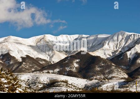 Parco Nazionale Monti della Laga, Paesaggio, l'Aquila, Abruzzo, Italia, Europa Foto Stock