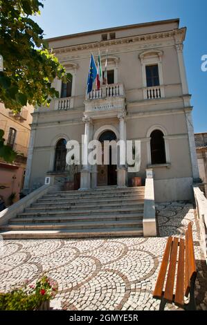 Borgo, Municipio, Caramanico Terme, Pescara, Abruzzo, Italia, Europa Foto Stock