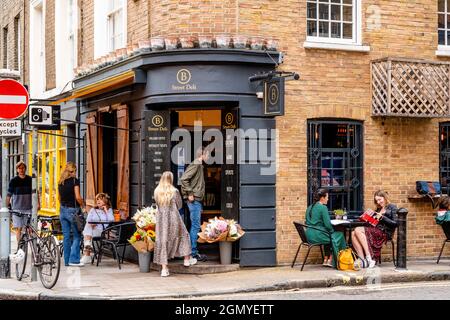 B Street Deli Restaurant, Bermondsey, Londra, Regno Unito. Foto Stock