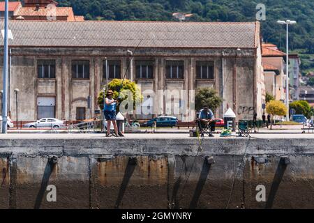 GUIPUZKOA, SPAGNA - Sep 02, 2021: Un bel colpo di Marismas de Santona, Victoria y Joyel parco naturale in Spagna Foto Stock