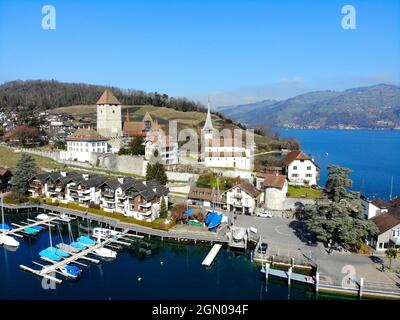 Spiez Foto Stock