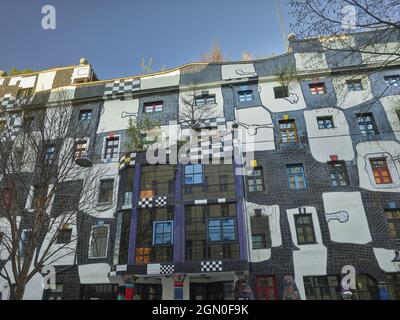 KUNST HAUS VIENNA. Museo Hundertwasser, 3 ° distretto, Landstrasse, Vienna, Austria Foto Stock