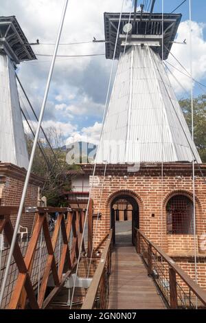 Puente de Occidentale (Ponte Occidentale) a Santa Fe de Antioquia, Colombia Foto Stock