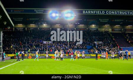 Burnley, Regno Unito. 21 settembre 2021. Rochdale dopo la perdita del 4-1 a Burnley nella partita della Carabao Cup a Turf Moor, Burnley, Inghilterra, il 21 settembre 2021. Foto di Sam Fielding/prime Media Images. Credit: Prime Media Images/Alamy Live News Foto Stock