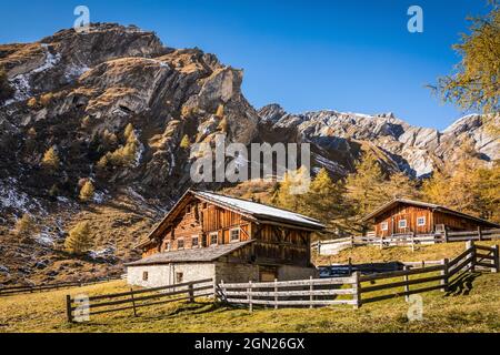 Jörgnalm a Ködnitztal, Kals am Großglockner, Tirolo Orientale, Tirolo, Austria Foto Stock