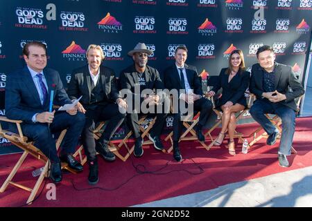 Universal City, California, Stati Uniti. 21 settembre 2021. Cast frequenta la prima film: 'God's Not Dead: We the People' di Pinnacle Peak Pictures all'Universal Universal City Hotel, Universal City, CA il 21 settembre 2021 Credit: Eugene Powers/Alamy Live News Foto Stock