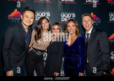 Universal City, California, Stati Uniti. 21 settembre 2021. Cast frequenta la prima film: 'God's Not Dead: We the People' di Pinnacle Peak Pictures all'Universal Universal City Hotel, Universal City, CA il 21 settembre 2021 Credit: Eugene Powers/Alamy Live News Foto Stock