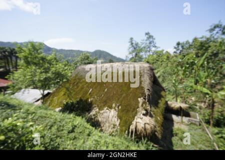 Khuoi il mio villaggio nella provincia di ha Giang nel nord del Vietnam Foto Stock