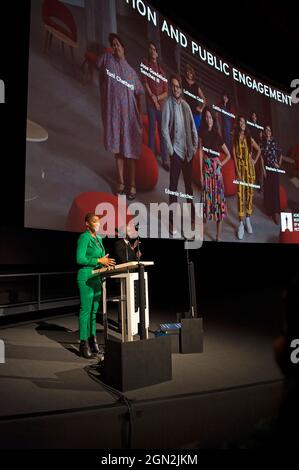 Jacqueline Stewart, Chief Artistic and Programming Officer, presso l'Academy Museum of Motion Pictures, Los Angeles, California Foto Stock