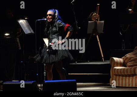 Milano Italia 2006-12-12 : concerto dal vivo di Loredana Bertè al Teatro Smeraldo Foto Stock