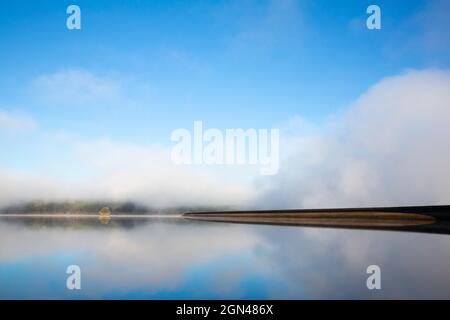 Kielder Dam, Kielder Water & Forest Park, Northumberland, Regno Unito Foto Stock