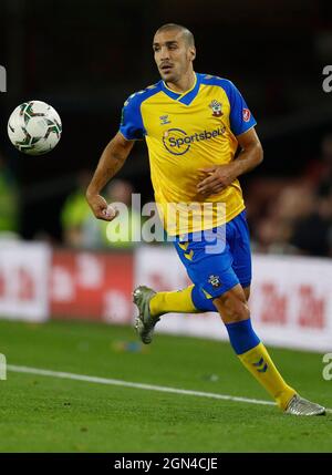 Sheffield, Inghilterra, 21 settembre 2021. Oriol Romeu di Southampton durante la partita della Carabao Cup a Bramall Lane, Sheffield. Il credito dell'immagine dovrebbe leggere: Darren Staples / Sportimage Credit: Sportimage/Alamy Live News Foto Stock