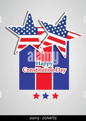 USA Constitution Day Illustrazione Vettoriale