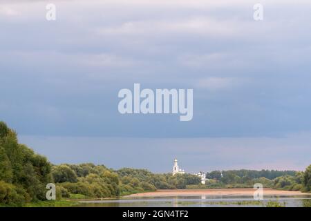 San Giorgio (Yuriev) Monastero di Male Ortodosso. Veliky Novgorod, Russia Foto Stock