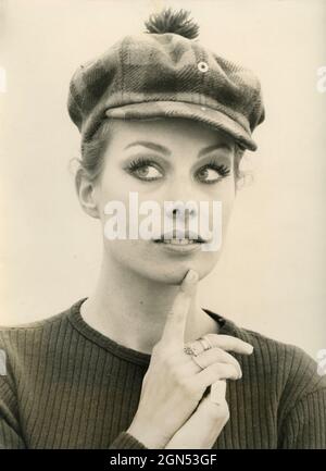 L'attrice del film Catherine Diamant, 1970 Foto Stock