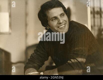 Attore cinematografico italiano Giuliano Gemma, anni '70 Foto Stock