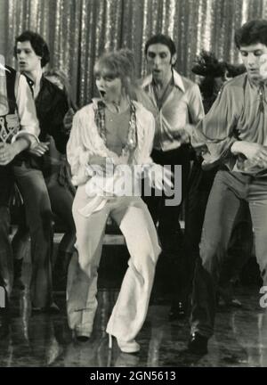 Cantante italiana attrice e showgirl Rita Pavone, anni '70 Foto Stock