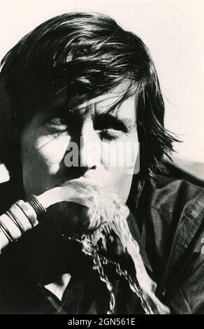 Attore americano Michael Douglas, anni '70 Foto Stock