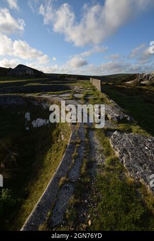 Glynn Valley China Clay Works Temple Bodmin Moor Cornovaglia Foto Stock