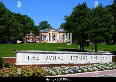 Homewood edificio del museo, parte della Johns Hopkins University, Baltimora, Maryland, Stati Uniti d'America Foto Stock