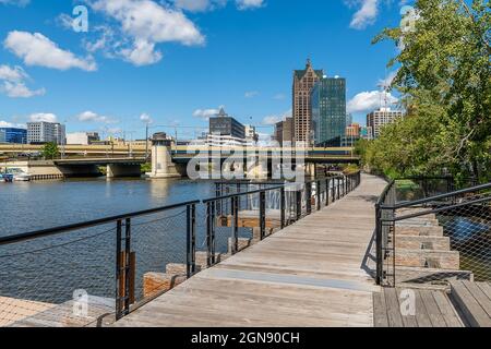 La storica terza Ward di Milwaukee Foto Stock