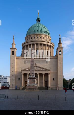 Germania, Brandeburgo, Potsdam, Chiesa di San Nicola nella Piazza del mercato Vecchio Foto Stock