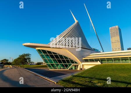 Lakeshore state Park all'alba Foto Stock