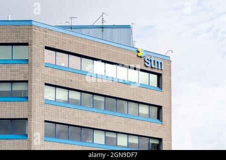 Montreal, QC, Canada - 6 settembre 2021: Sede STM a Montreal, QC, Canada. Foto Stock