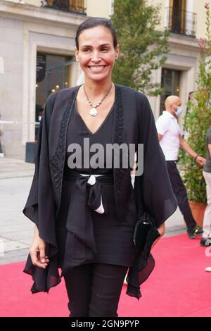 Madrid, Spagna. 23 settembre 2021. Ines Sastre partecipa all'apertura della stagione teatrale reale. (Foto di Atilano Garcia/SOPA Images/Sipa USA) Credit: Sipa USA/Alamy Live News Foto Stock