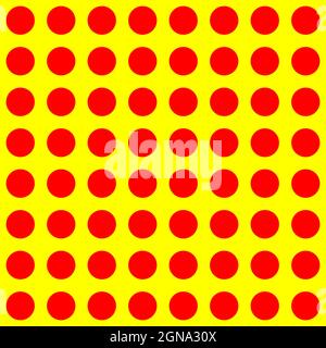 Pop art, pois, puntini, puntini, cerchi pattern ripetibili senza soluzione di continuità, sfondo, texture - illustrazione vettoriale di stock, grafica clip-art Illustrazione Vettoriale