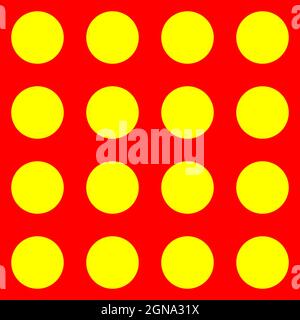 Pop art, pois, puntini, puntini, cerchi pattern ripetibili senza soluzione di continuità, sfondo, texture - illustrazione vettoriale di stock, grafica clip-art Illustrazione Vettoriale