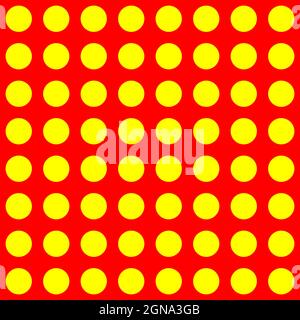Pop art, pois, puntini, puntini, cerchi pattern ripetibili senza soluzione di continuità, sfondo, texture - illustrazione vettoriale di stock, grafica clip-art Illustrazione Vettoriale