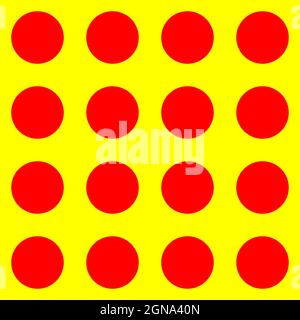 Pop art, pois, puntini, puntini, cerchi pattern ripetibili senza soluzione di continuità, sfondo, texture - illustrazione vettoriale di stock, grafica clip-art Illustrazione Vettoriale