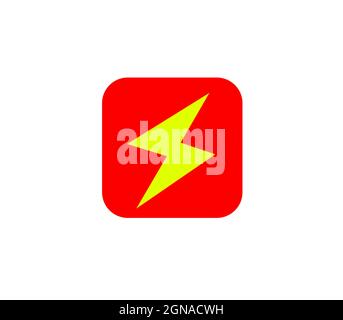 Illustrazione vettoriale dell'icona di alimentazione Illustrazione Vettoriale