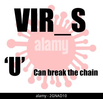 Poster di sensibilizzazione al coronavirus Illustrazione Vettoriale