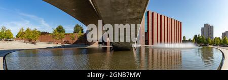 Un'immagine panoramica della National Polish radio Symphony Orchestra. Foto Stock