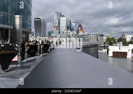 London Skyline visto da più Londra 2021 Foto Stock