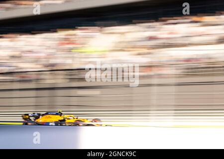 Sochi, Russia. 24 settembre 2021. Lando Norris (GBR) McLaren MCL35M. Gran Premio di Russia, venerdì 24 settembre 2021. Sochi Autodrom, Sochi, Russia. Credit: James Moy/Alamy Live News Foto Stock